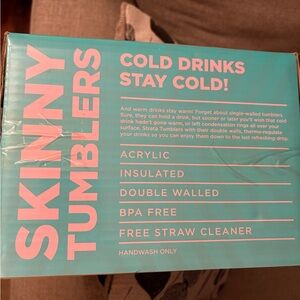 Acrylic Skinny Tumblers - Insulated and BPA Free